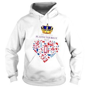 Hoodie The queens platinum jubilee queen elizabeths platinum jubilee shirt