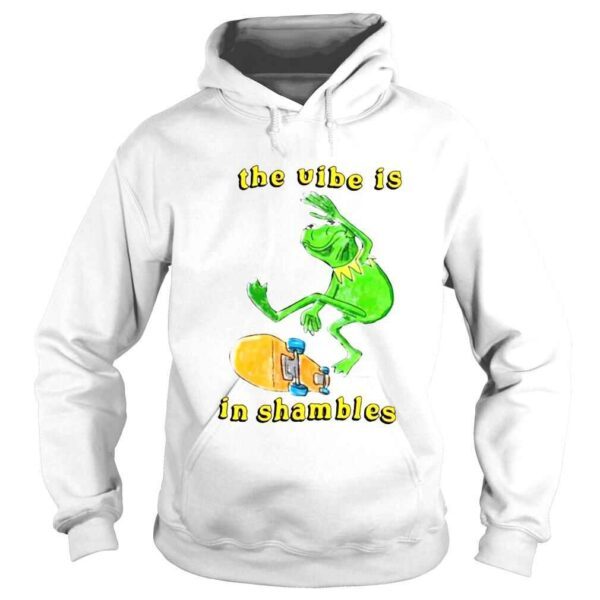 The vibe is in shambles chaos hole shirt - Image 4