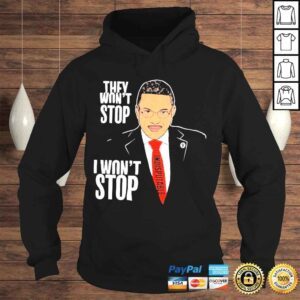 Hoodie They wont stop I wont stop dr rashad richey shirt