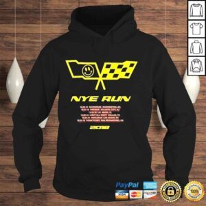 Hoodie Tiesto new years run dateback 2022 shirt