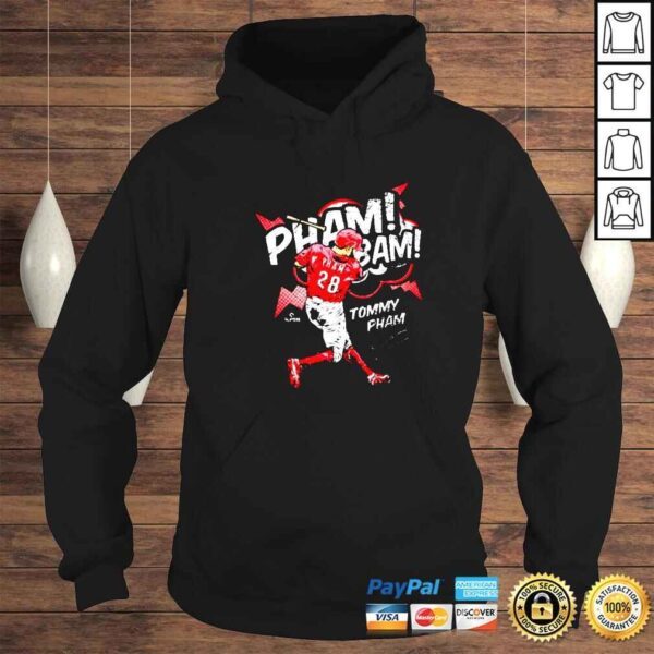 Tommy Pham Cincinnati Pham Bam Baseball Signatures Shirt - Image 4