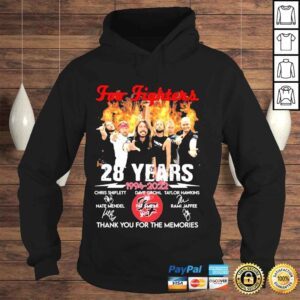 Hoodie Tou fighters 28 years 1994 2022 thank you for the memories shirt