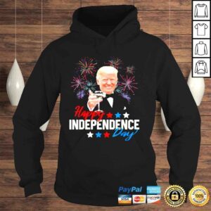 Hoodie Trump Leonardo DiCaprio Happy 4th Of July Independence Day Shirt