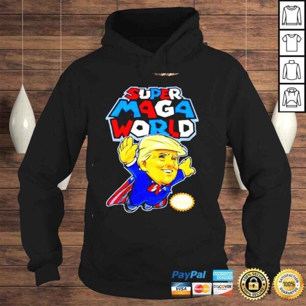 Trump Super MAGA World shirt - Image 4