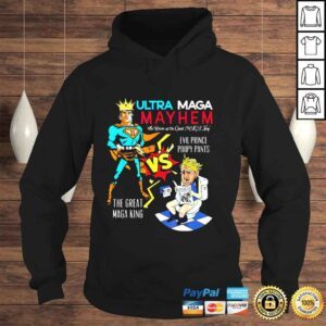 Hoodie Trump Vs Biden Ultra Maga May Hem The Return Of The Great Maga King Evil Prince Poopy Pants The Great Maga King Shirt