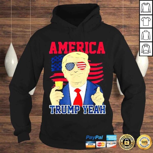 Trump Yeah 4th of July America Independence Day Shirt - Image 4