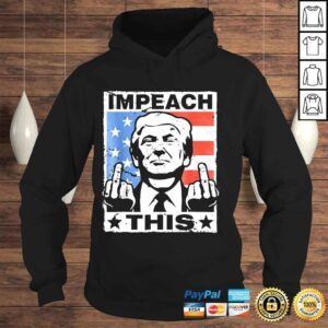 Hoodie Trump impeach this usa vintage shirt