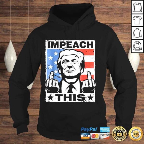 Trump impeach this usa vintage shirt - Image 4