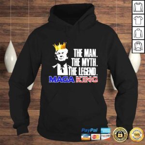 Hoodie Trump the man the myth the legend Maga King America shirt