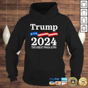 Hoodie Trump – The Great Maga King USA Flag Ultra Maga Trump 2024 Shirt