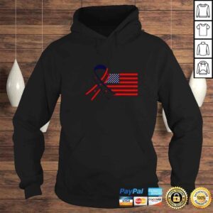 Hoodie USA Flag and Ribbon Classic TShirt