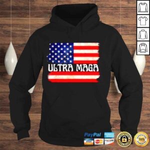 Hoodie Ultra MAGA USA Flag Pro Trump Trendy Shirt