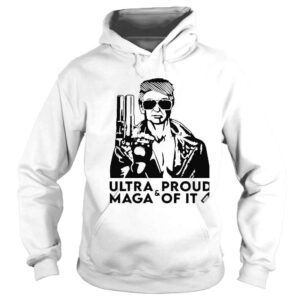 Hoodie Ultra Maga And Proud Of It Donald Trump Gun Shirt