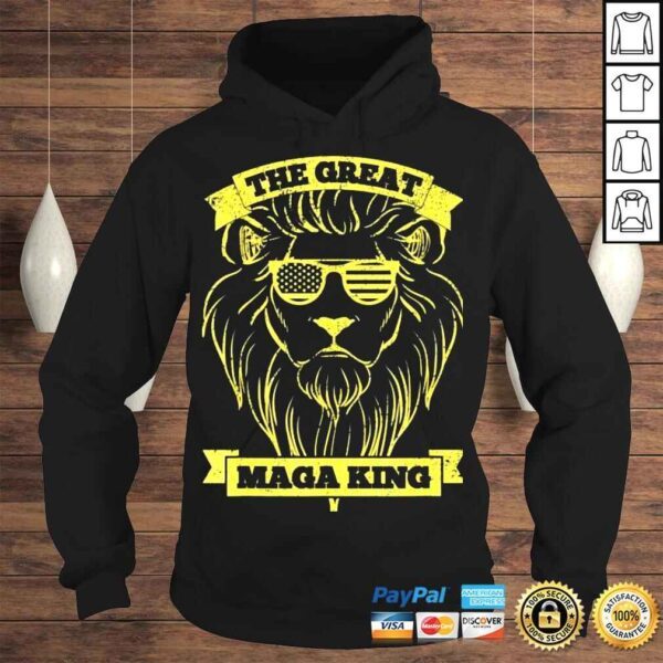 Ultra Maga The Great Maga King Distressed TShirt - Image 4