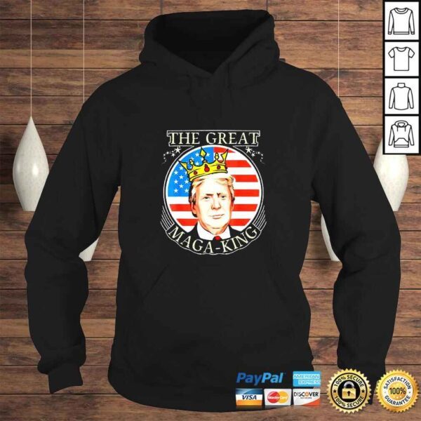 Ultra Maga The Great Maga King Trump TShirt - Image 4