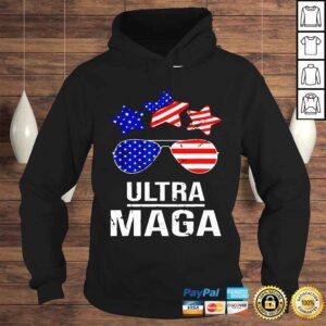 Hoodie Ultra Maga Us Flag Sunglasses 2022 Shirt