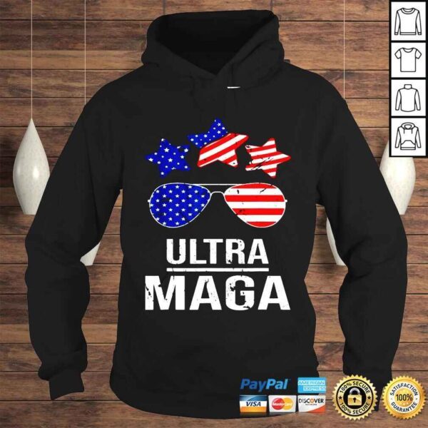 Ultra Maga Us Flag Sunglasses 2022 Shirt - Image 4