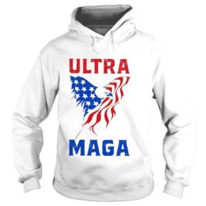 Hoodie Ultra maga American flag 2024 shirt