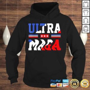 Hoodie Ultra maga patriotic Trump republicans usa flag shirt