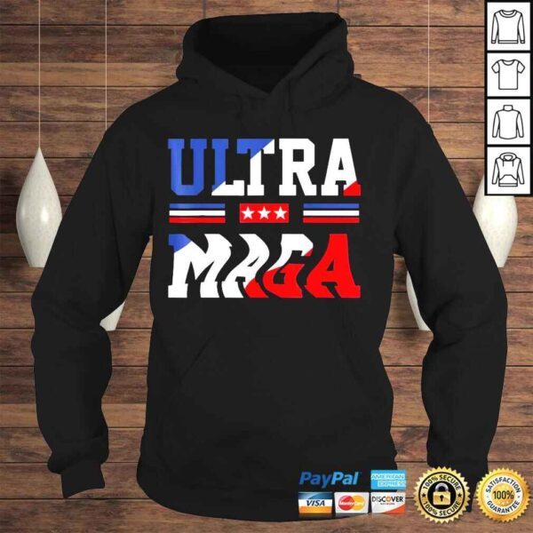 Ultra maga patriotic Trump republicans usa flag shirt - Image 4