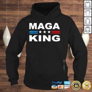 Hoodie Ultra maga us flag Donald Trump the great maga king shirt