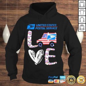 Hoodie United states postal service logo love shirt