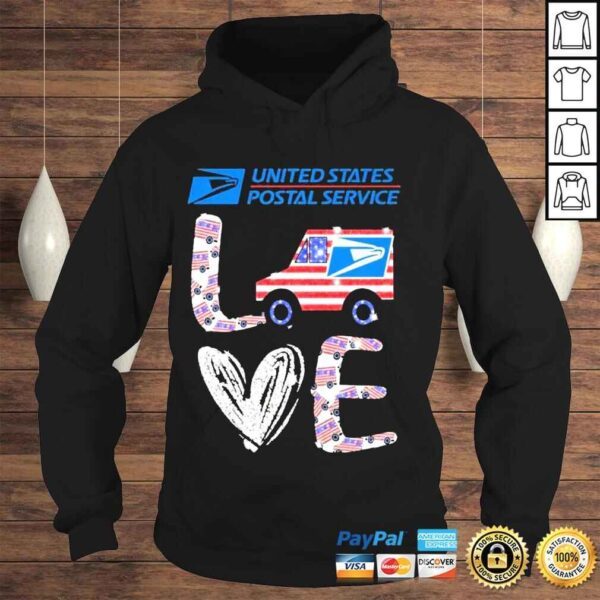 United states postal service logo love shirt - Image 4