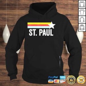 Hoodie Us American city 70s star usa vintage retro st Paul shirt