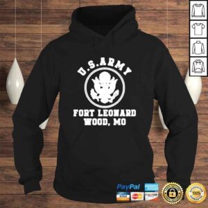 Hoodie Us army fort leonard wood mo shirt