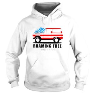 Hoodie Usa Roaming Free Since 1776 shirt