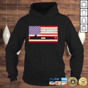 Hoodie Uss seawolf ssn21 uboot usa amerikanische flagge langarm shirt