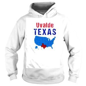 Hoodie Uvalde Strong Texas Map shirt