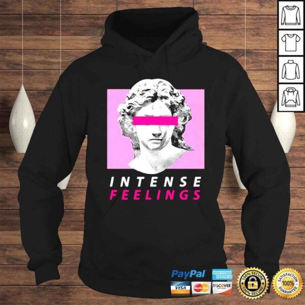 Vaporwave Aesthetic Intense Feelings Statue shirt - Image 4