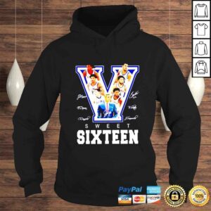 Hoodie Villanova Wildcats Sweet Sixteen Signatures shirt