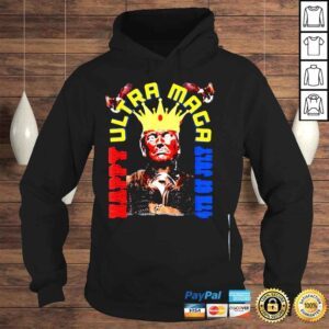 Hoodie Vintage Trump maga king pro Trump usa flag 4th of july shirt