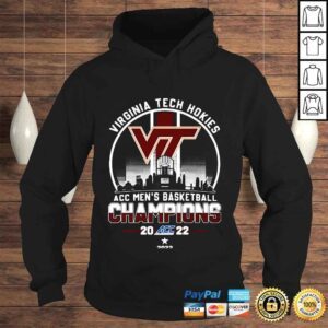 Hoodie Virginia Tech Hokies ACC Mens Basketball Champions 2022 Shirt