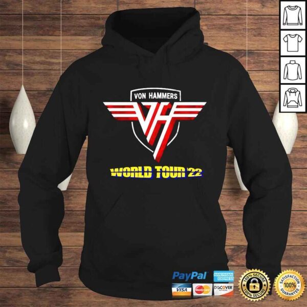 Von Hammers World Tour 2022 shirt - Image 4