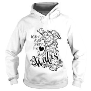 Hoodie Wales mandala map welsh mandala cymru great britain uk shirt