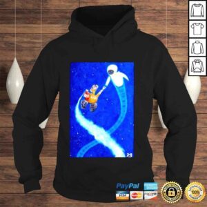 Hoodie WallE And Eve Painting Art Unisex TShirt