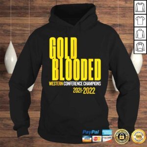 Hoodie Warriors Finals 2022 Basketball Gold Blooded shirt