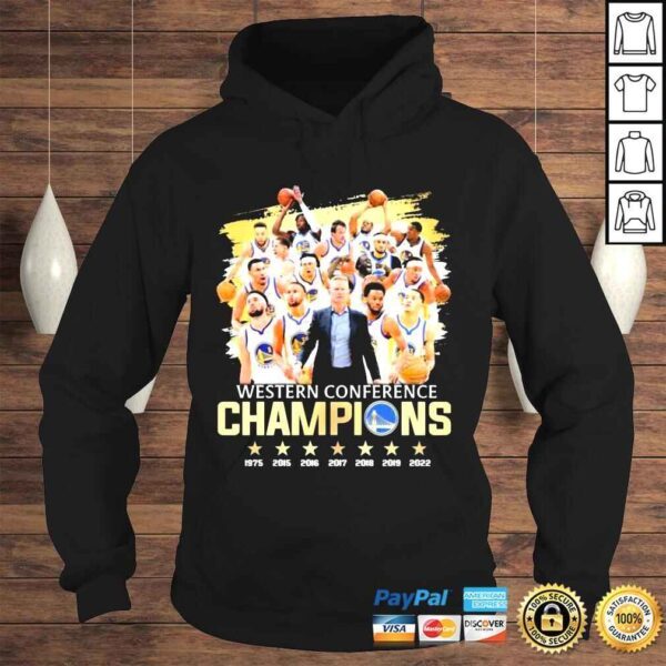 Western Conference Champions 19752022 Golden State Warriors shirt - Image 4