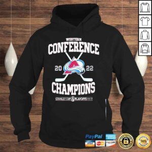 Hoodie Western conference 2022 Colorado avalanche champions stanley cup playoff shirt