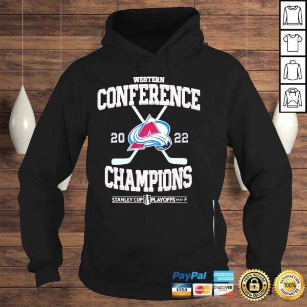 Western conference 2022 Colorado avalanche champions stanley cup playoff shirt - Image 4