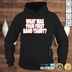 Hoodie What was your first band shirt