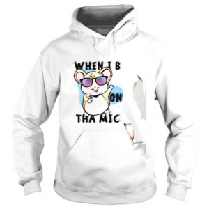 Hoodie When I b on tha mic eric b and rakim shirt