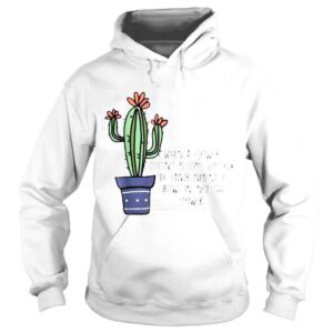 Hoodie When a flower doesnt bloom you fix the environment grows shirt