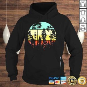 Hoodie Wildlife trees outdoors nature retro forest shirt