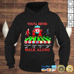 Hoodie Youll never walk alone Liverpool FC signature shirt