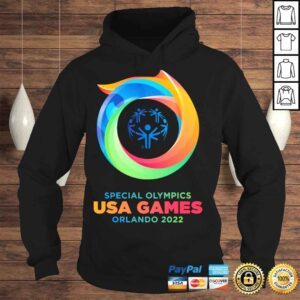 Hoodie Youth Heather Charcoal 2022 Special Olympics USA Games Primary Logo T Shirt