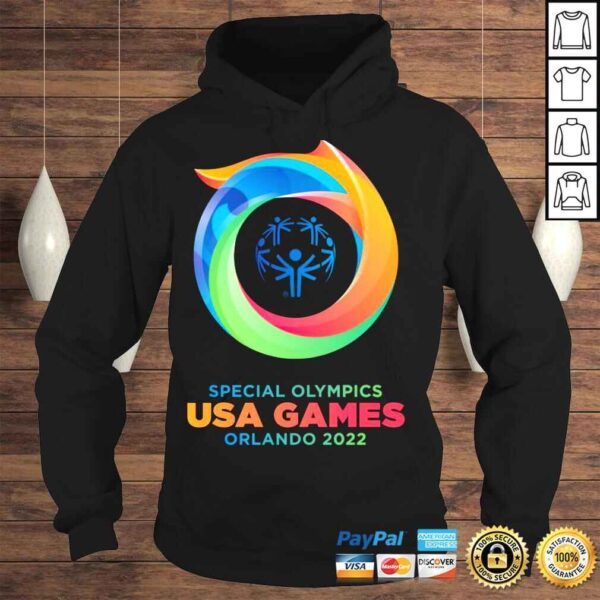 Youth Heather Charcoal 2022 Special Olympics USA Games Primary Logo T Shirt - Image 4